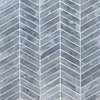 Msi Blue Shimmer SAMPLE Chevron Glass Mosaic Wall Tile ZOR-MD-0392-SAM